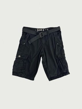 Cargo Shorts W Canvas Belt